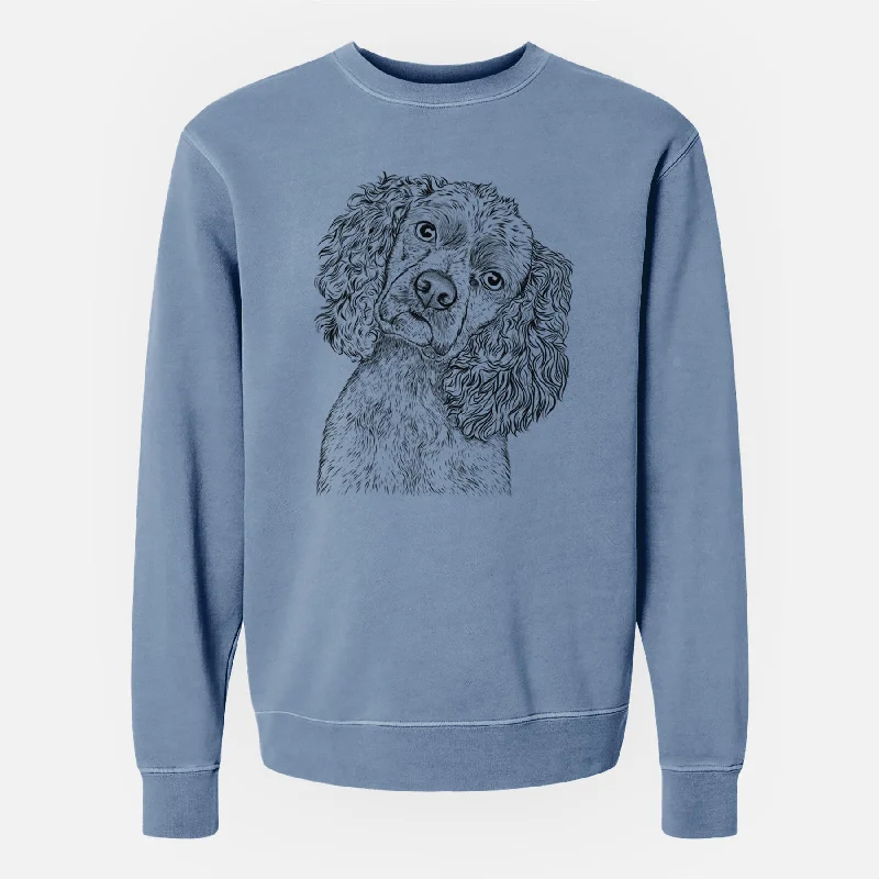Bare Sadie the Cocker Spaniel - Unisex Pigment Dyed Crew Sweatshirt Hoodie with Tie-Dye Psychedelic Retro Hoodie with Tie-Dye Psychedelic Retro Bare Sadie the Cocker Spaniel - Unisex Pigment Dyed Crew Sweatshirt Hoodie with Tie-Dye Psychedelic Retro Hoodie with Tie-Dye Psychedelic Retro