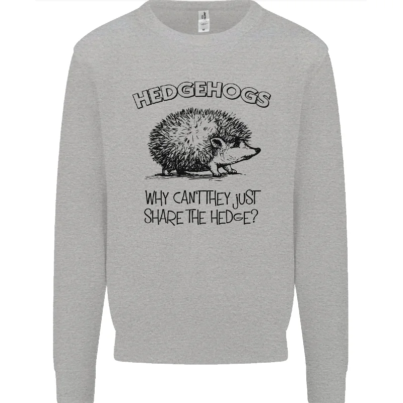 Hedgehogs Just Share the Hedge Funny Mens Sweatshirt Jumper Hoodie with Metallic Shiny Futuristic Hoodie with Metallic Shiny Futuristic Hedgehogs Just Share the Hedge Funny Mens Sweatshirt Jumper Hoodie with Metallic Shiny Futuristic Hoodie with Metallic Shiny Futuristic