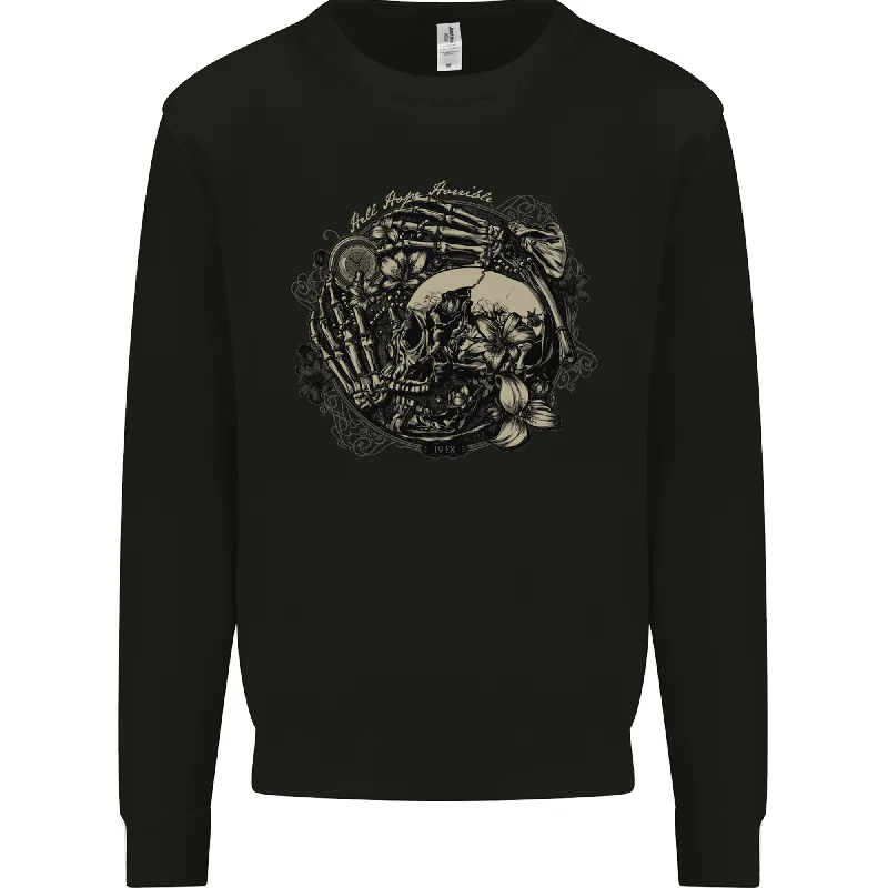 Hell Hope Horrible Skulls Gothic Biker Mens Sweatshirt Jumper Hoodie with Pastel Soft Subtle Hoodie with Pastel Soft Subtle Hell Hope Horrible Skulls Gothic Biker Mens Sweatshirt Jumper Hoodie with Pastel Soft Subtle Hoodie with Pastel Soft Subtle