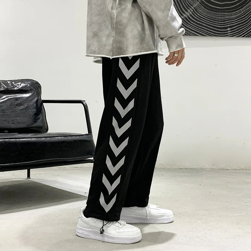 Wjczt  Dropshipping Harajuku Pants Trousers 2025 Streetwear Harem Pants Autumn Causal Pants Size Hip Hop Pantalon Overalls Chinos Cotton Straight Leg Chinos Cotton Straight Leg