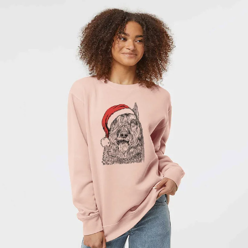 Santa Sabre the Bouvier Des Flandres - Unisex Pigment Dyed Crew Sweatshirt Hoodie with Slim Fit Tailored Modern Hoodie with Slim Fit Tailored Modern Santa Sabre the Bouvier Des Flandres - Unisex Pigment Dyed Crew Sweatshirt Hoodie with Slim Fit Tailored Modern Hoodie with Slim Fit Tailored Modern