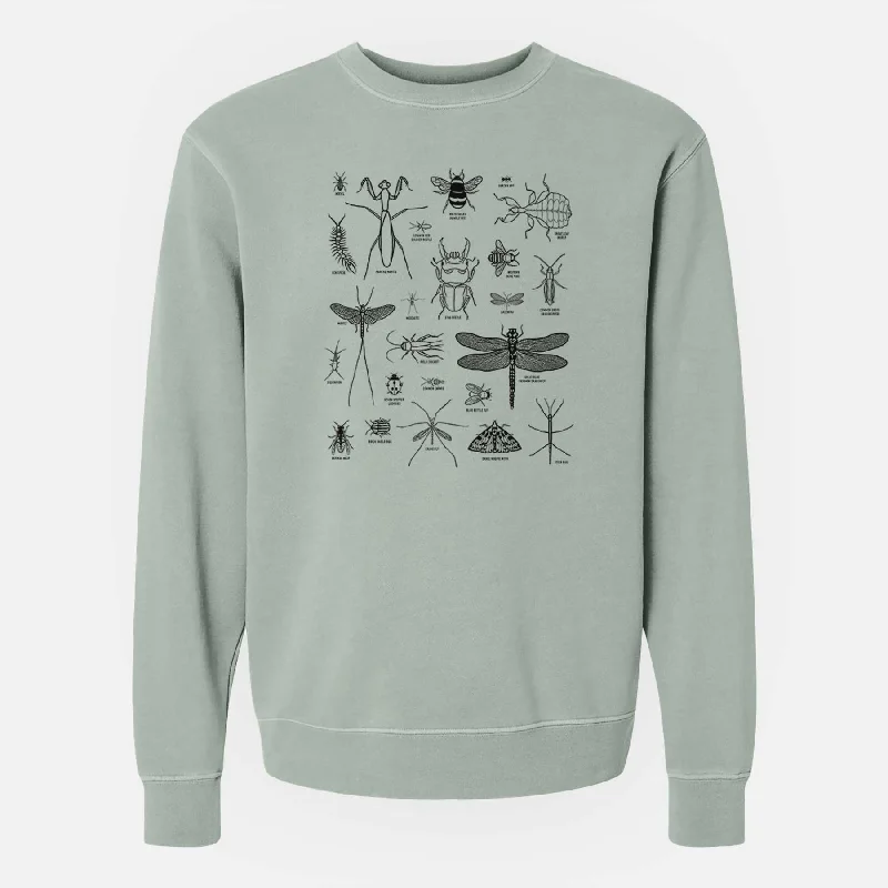 Chart of Arthropods/Insects - Unisex Pigment Dyed Crew Sweatshirt Hoodie with Exposed Zipper Edgy Industrial Hoodie with Exposed Zipper Edgy Industrial Chart of Arthropods/Insects - Unisex Pigment Dyed Crew Sweatshirt Hoodie with Exposed Zipper Edgy Industrial Hoodie with Exposed Zipper Edgy Industrial