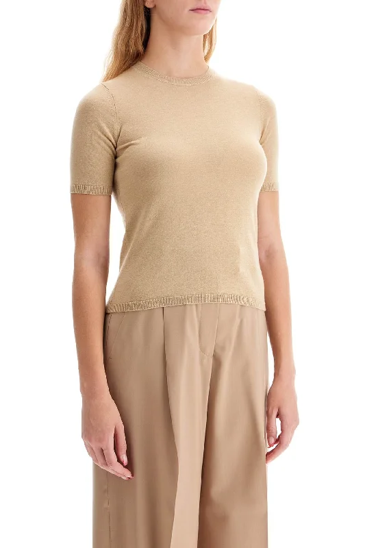 Max Mara Short-Sleeved Knit Top 'warren Recycled Knit Tee