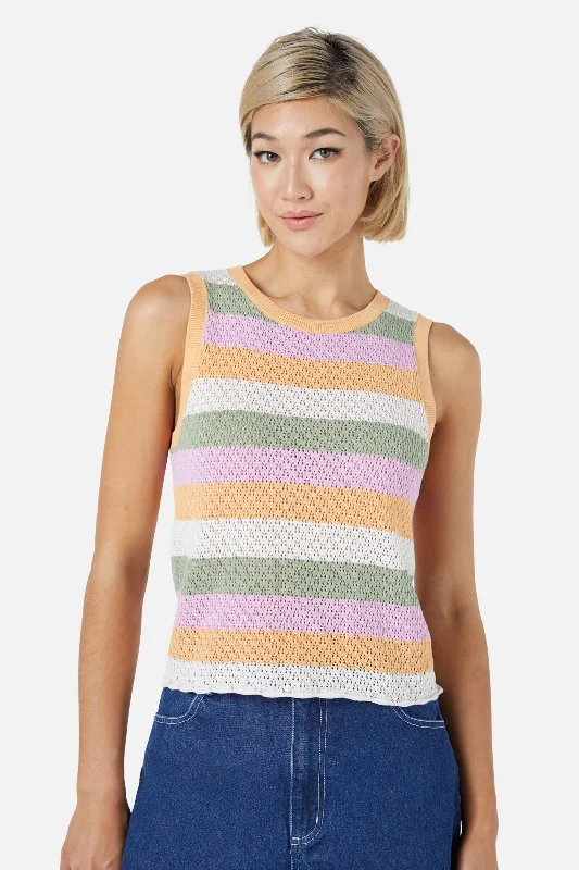 Grace Stripe Knit Top Organic Knit Top