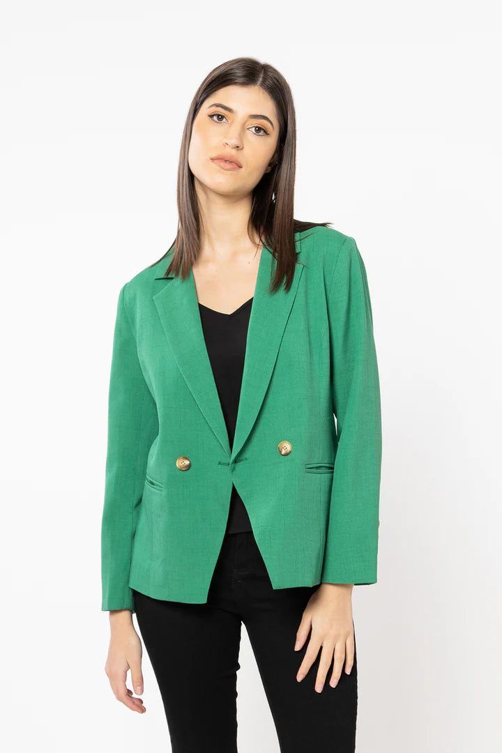 Seeking Lola  JORDANNA BLAZER Emerald Women's Warm Suit