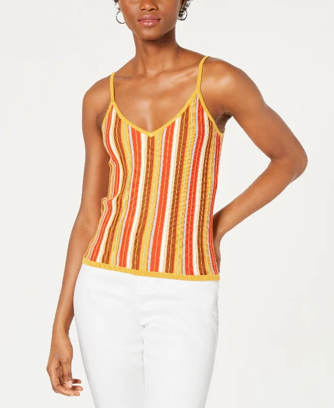 Lucy Paris Katrina Rainbow Knit Top Soft Knit Shirt