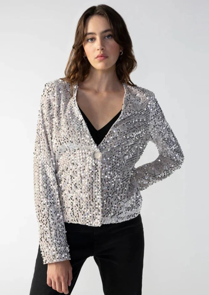 flock sequin blazer Women's Casual Suit