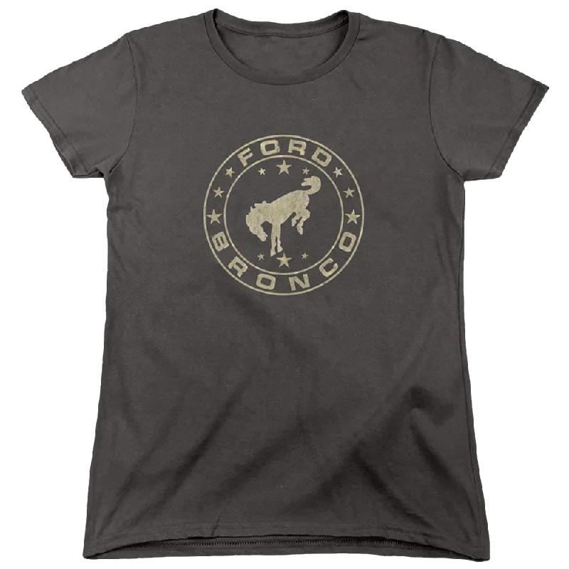 Ford Vintage Star Bronco - Women's T-Shirt Ribbed T-Shirt High Neck Heavyweight Ribbed T-Shirt High Neck Heavyweight Ford Vintage Star Bronco - Women's T-Shirt Ribbed T-Shirt High Neck Heavyweight Ribbed T-Shirt High Neck Heavyweight