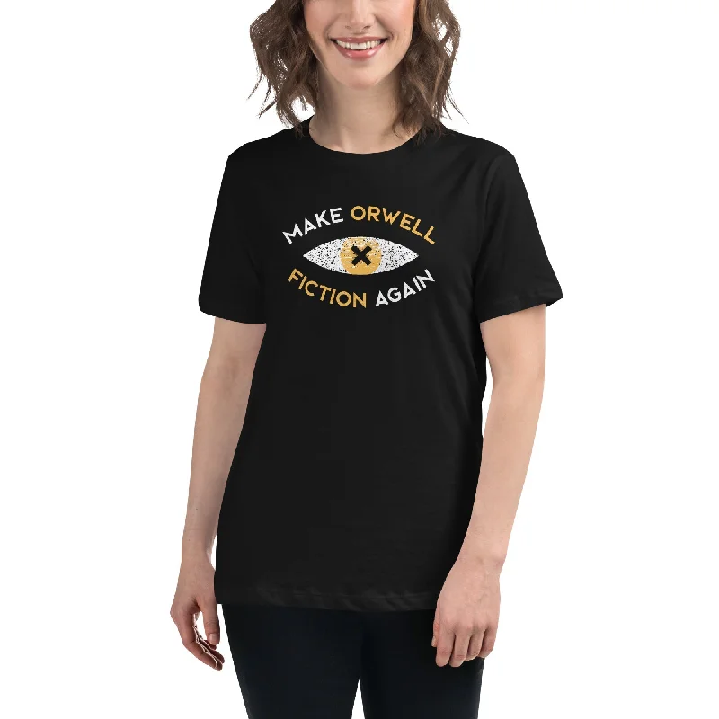Make Orwell Fiction Again Recon Eye - Women's T-Shirt Fleece Nylon Spandex Fleece Nylon Spandex Make Orwell Fiction Again Recon Eye - Women's T-Shirt Fleece Nylon Spandex Fleece Nylon Spandex