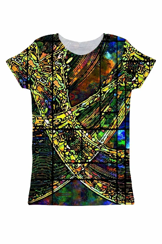 Merry Dancers Zoe Green Designer Print T-Shirt - Women Casual Formal Business Casual Formal Business Merry Dancers Zoe Green Designer Print T-Shirt - Women Casual Formal Business Casual Formal Business