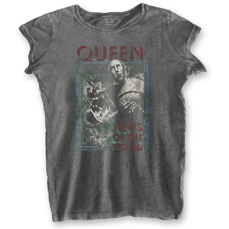 Queen News of the World Ladies Burn Out T-Shirt Terry Blend Velvet Blend Canvas Blend Terry Blend Velvet Blend Canvas Blend Queen News of the World Ladies Burn Out T-Shirt Terry Blend Velvet Blend Canvas Blend Terry Blend Velvet Blend Canvas Blend