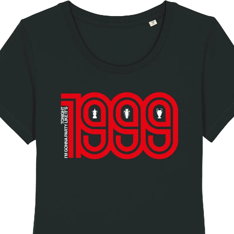 1999 Treble Winners Women's Tee Zippered Front Buttoned Front Snap Front Zippered Front Buttoned Front Snap Front