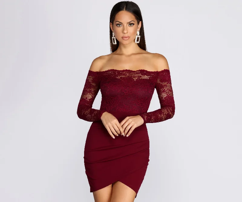 All That Lace Mini Dress Tunics Review highly Tunics Review highly