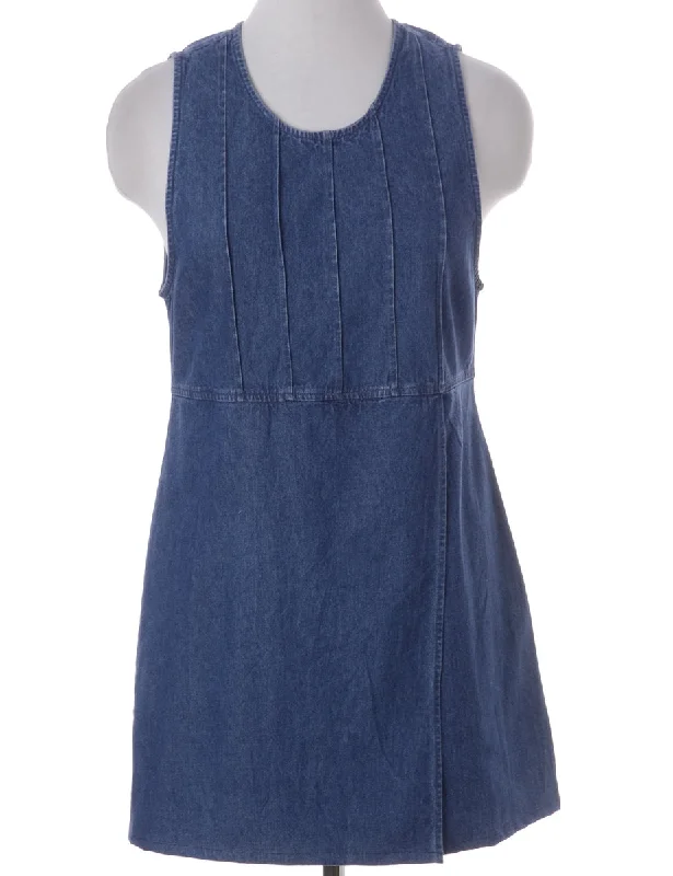 Label Heather Shortened Denim Dress Tunics Ceremony elegant Tunics Ceremony elegant