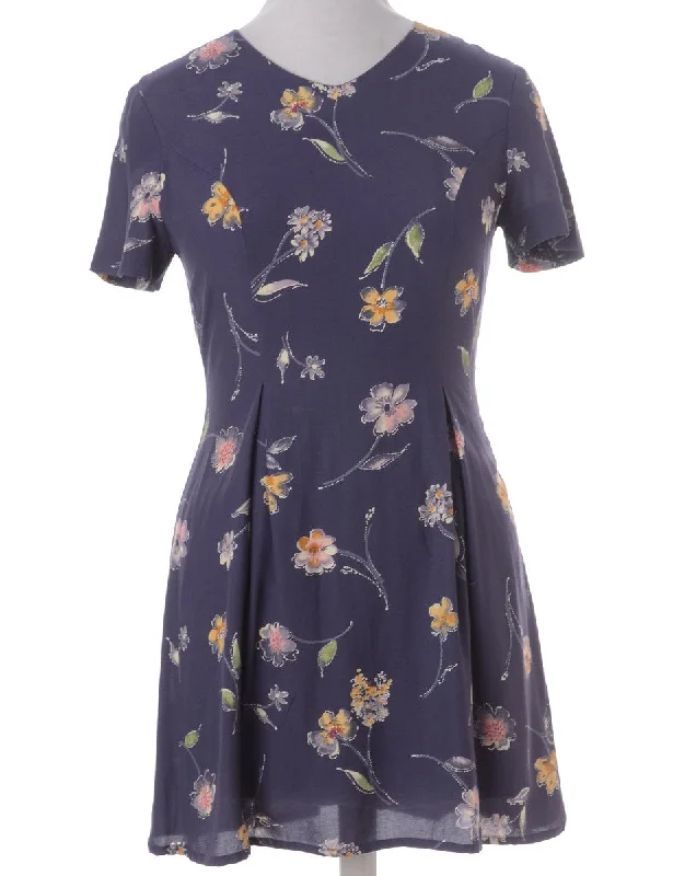 Label Floral Short Dress Tunics stripes playful Tunics stripes playful