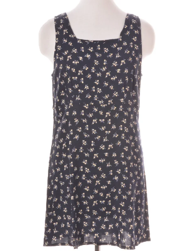 Label Floral Short Dress Tunics Sophisticated sleek Tunics Sophisticated sleek