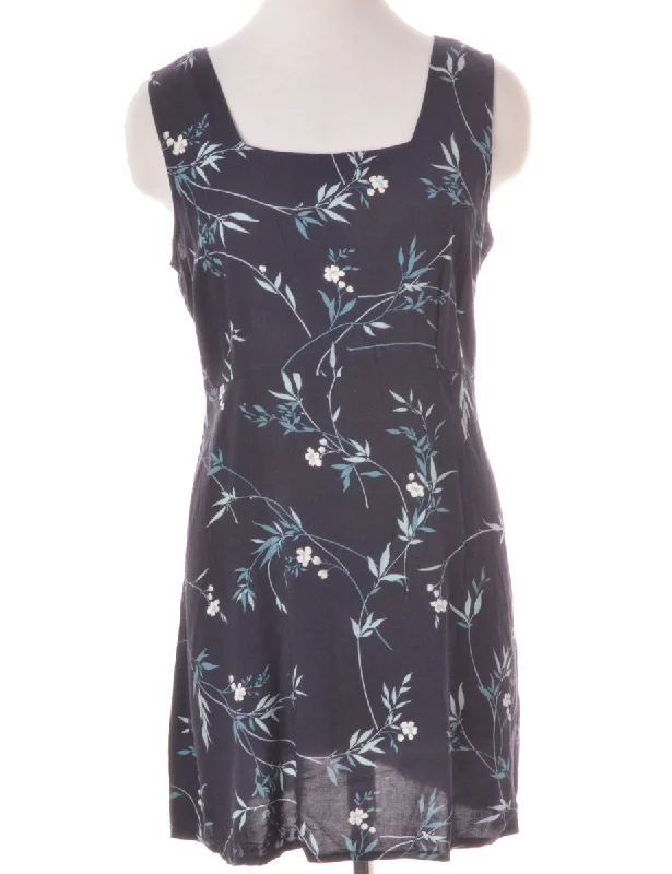 Label Foliage Short Dress Tunics Spring floral Tunics Spring floral