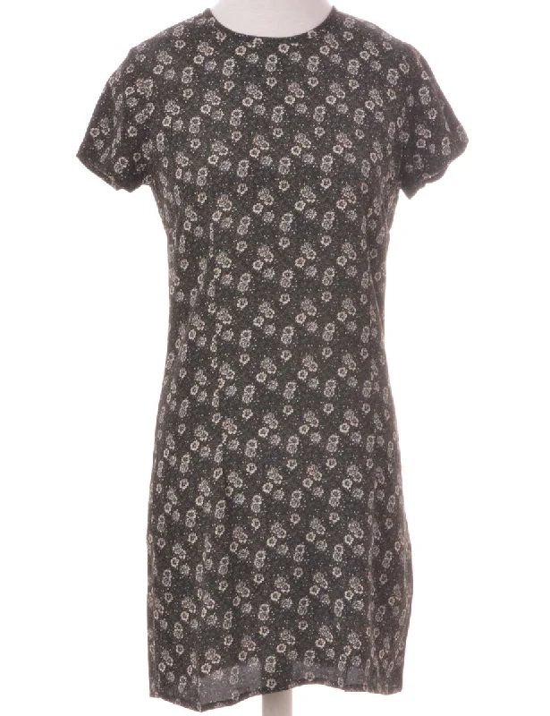 Label Floral Short Dress Tunics Luxurious high-end Tunics Luxurious high-end
