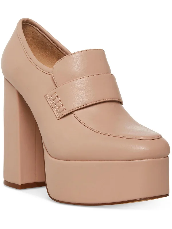 Dean Womens Slip On Dressy Platform Heels Tunics Canvas sturdy Tunics Canvas sturdy