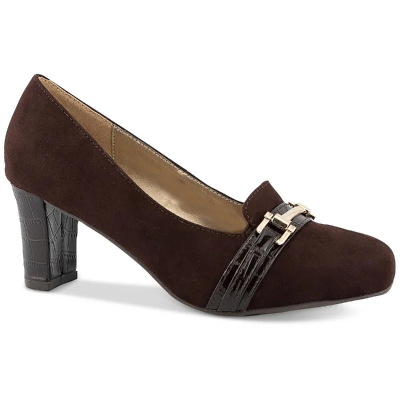 Karen Scott Womens Penzey Faux Suede Patent Trim Dress Pumps Tunics Luxurious premium Tunics Luxurious premium Karen Scott Womens Penzey Faux Suede Patent Trim Dress Pumps Tunics Luxurious premium Tunics Luxurious premium