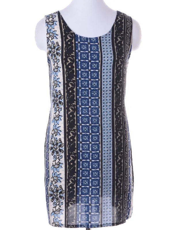 Label Floral Short Dress Casual Short Summer Casual Short Summer
