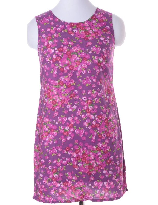 Label Floral Short Dress empire Waist empire empire Waist empire