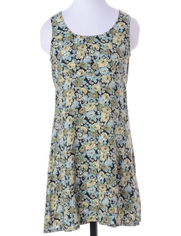 Label Floral Short Dress sweetheart Neckline Romantic sweetheart Neckline Romantic
