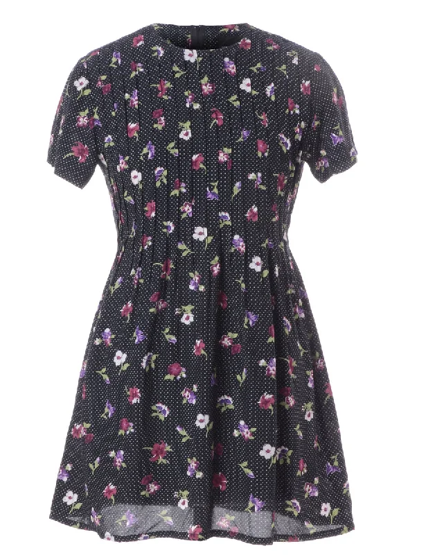 Label Floral Short Dress Tunics Evening elegant Tunics Evening elegant