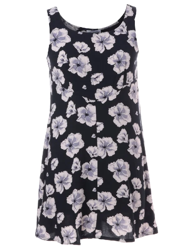 Label Floral Short Dress Tunics Wedding white Tunics Wedding white