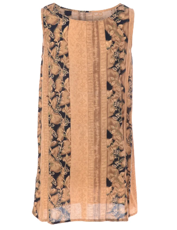 Label Floral Short Dress Tunics Designer luxury Tunics Designer luxury