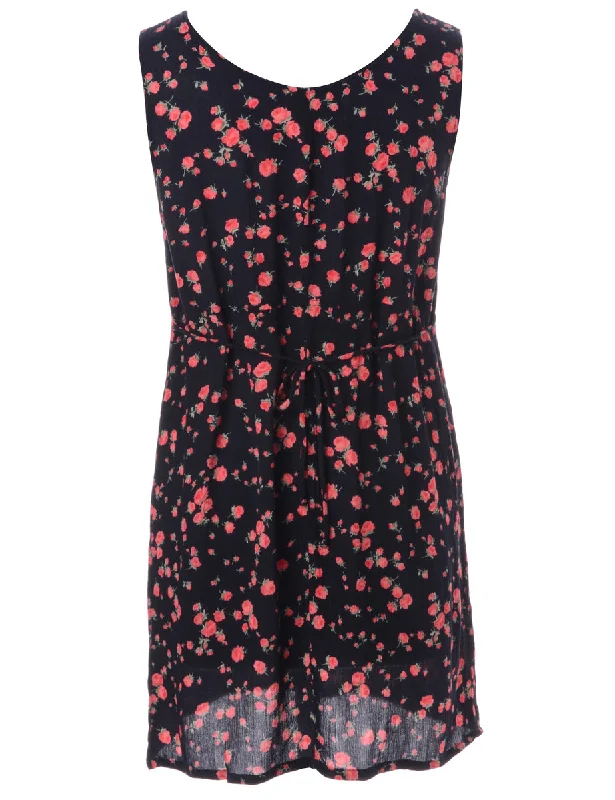 Label Floral Short Dress Tunics Custom made Tunics Custom made