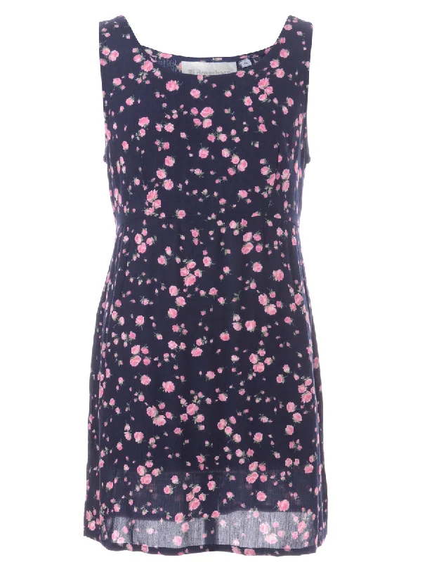 Label Floral Short Dress Tunics Stylish modern Tunics Stylish modern