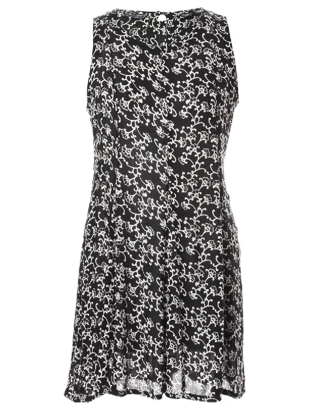 Label Floral Short Dress Tunics Cozy soft Tunics Cozy soft