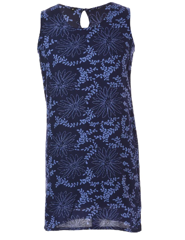 Label Floral Short Dress Floral Print girly Floral Print girly