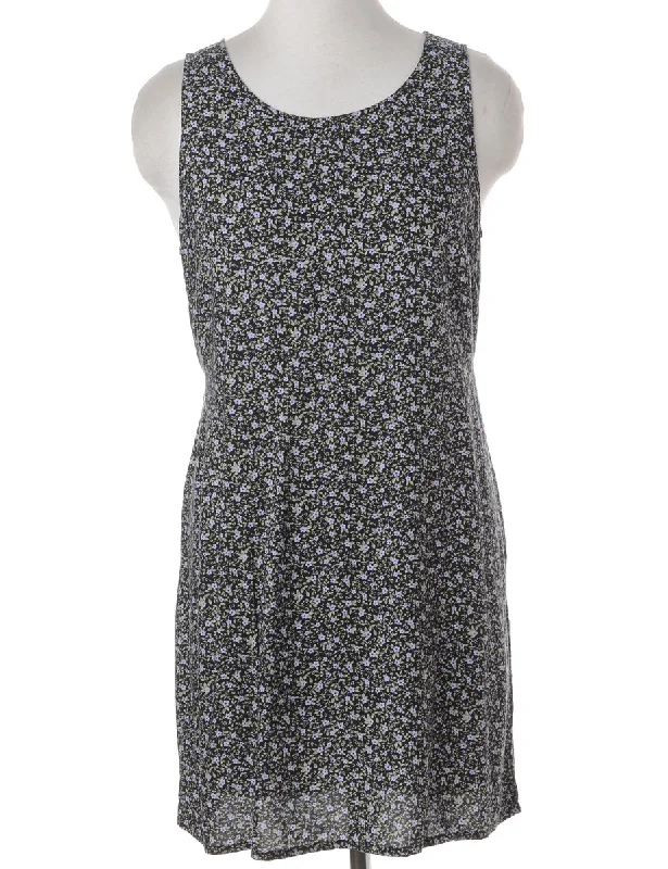 Label Floral Short Dress Tunics Spring floral Tunics Spring floral