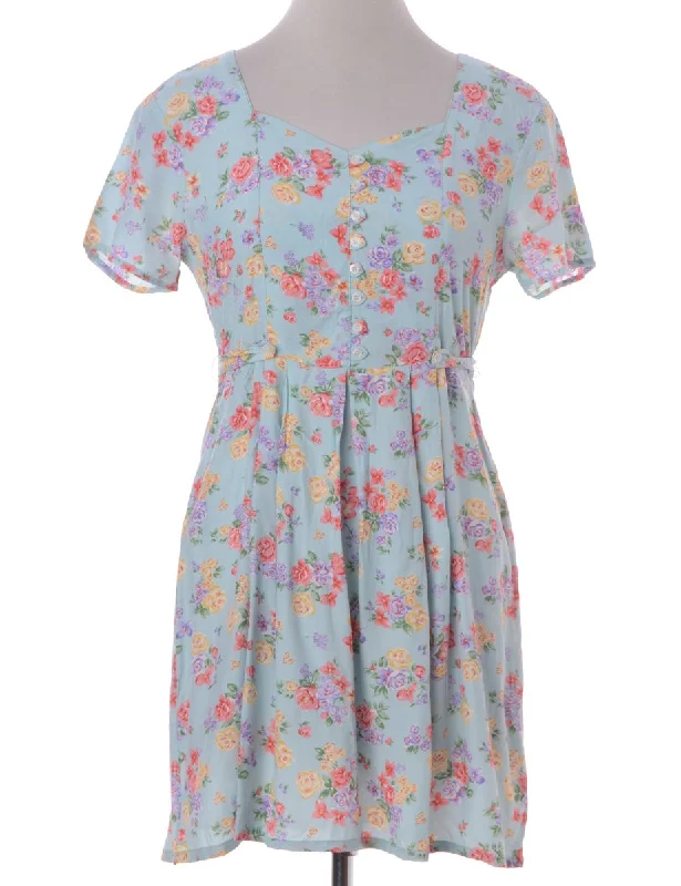 Label Floral Short Dress Tunics Designer luxury Tunics Designer luxury