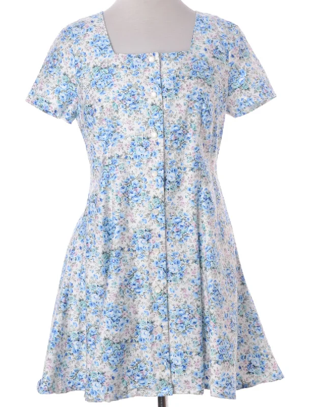 Label Floral Short Dress Tunics Custom made Tunics Custom made