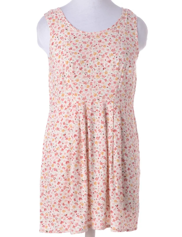 Label Floral Short Dress Tunics Chic fashionable Tunics Chic fashionable
