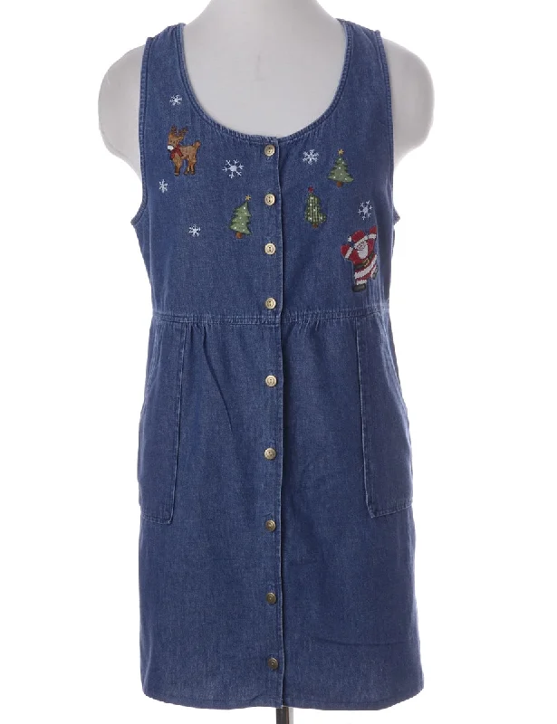 Label Heather Shortened Denim Dress Tunics Modern contemporary Tunics Modern contemporary