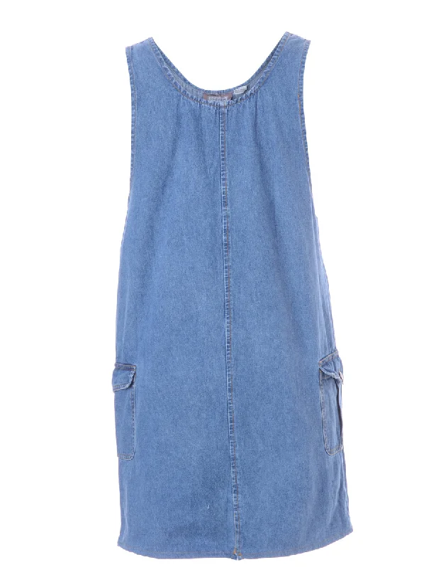 Label Heather Shortened Denim Dress Tunics Versatile stylish Tunics Versatile stylish