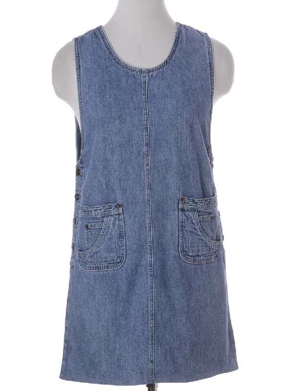 Label Heather Shortened Denim Dress Tunics New arrival Tunics New arrival