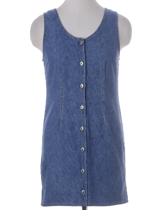 Label Heather Shortened Denim Dress Tunics Top rated Tunics Top rated